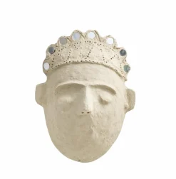 Made in Meubles Masque avec couronne en papier mâché Antoine
