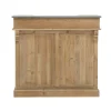 Made in Meubles Meuble bar en bois recyclé 120cm Garance