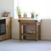 Made in Meubles Meuble bas cuisine en bois recyclé Garance