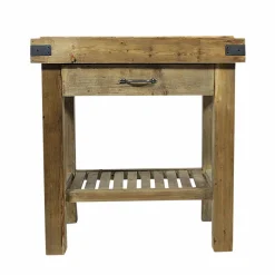Made in Meubles Meuble bas cuisine en bois recyclé Garance