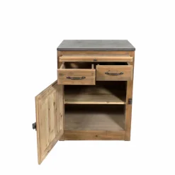Made in Meubles Meuble bas de cuisine 2 tiroirs, 1 porte - Champêtre