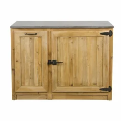 Made in Meubles Meuble bas de cuisine avec tiroir coulissant Champêtre
