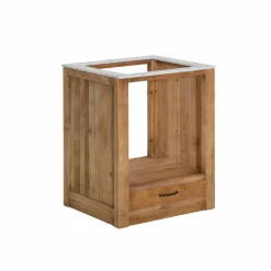 Made in Meubles Meuble bas de cuisine pour four et plaques de cuisson Epure