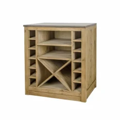 Made in Meubles Meuble bas de cuisine range-bouteilles Champêtre