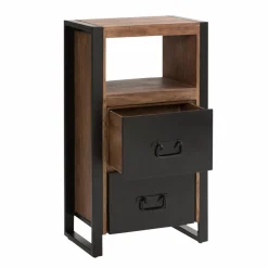 Made in Meubles Meuble de rangement en bois d'acacia Havana