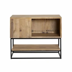 Made in Meubles Meuble sous vasque en bois de manguier Miguel
