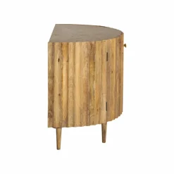 Made in Meubles Meuble sous vasque en bois de manguier et terrazzo Bao