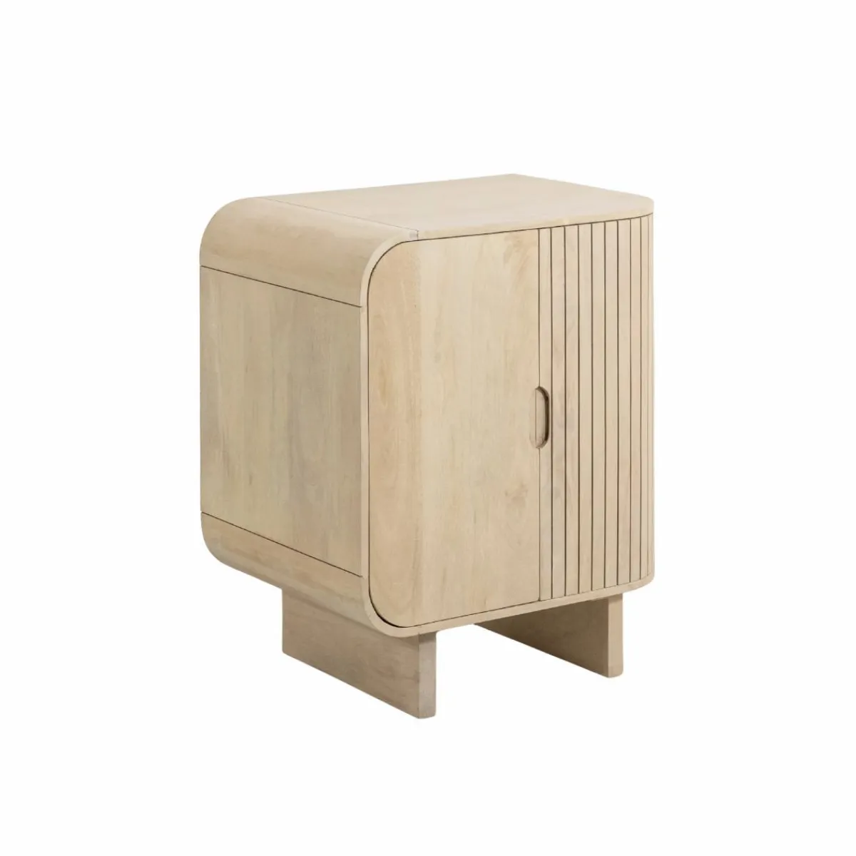 Made in Meubles Meuble sous vasque en bois de manguier Yoni
