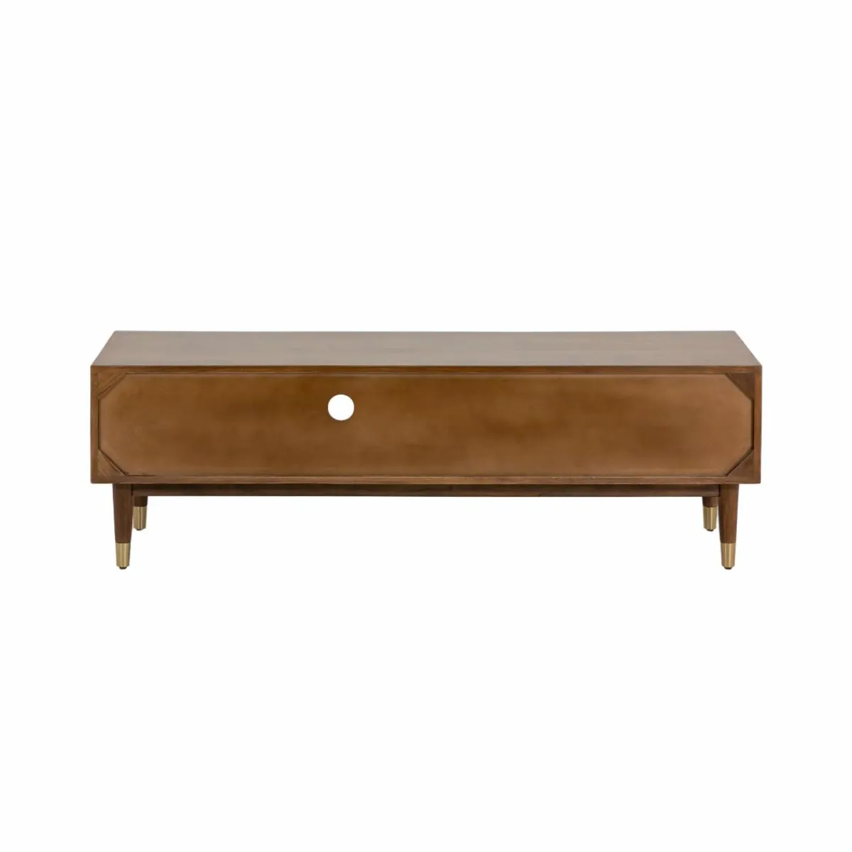 Made in Meubles Meuble TV 3 portes en bois d'acacia Emiel