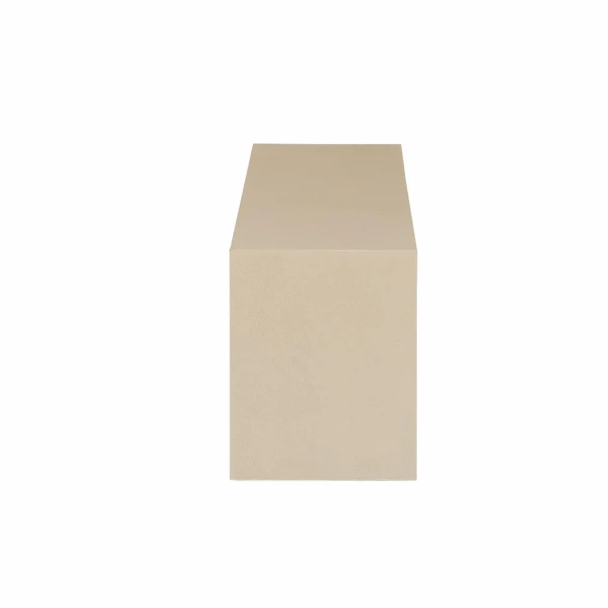 Made in Meubles Meuble TV 2 portes et 1 étagère en bois effet béton et bois recyclé Dalva