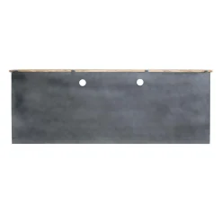 Made in Meubles Meuble TV arrondi en métal Locker