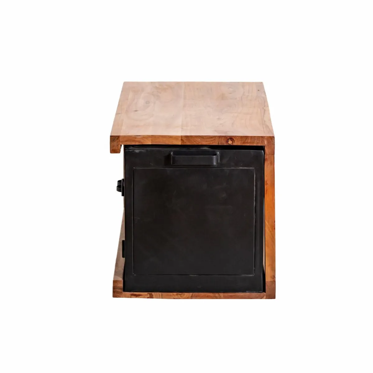 Made in Meubles Meuble TV en bois d'acacia Emilio