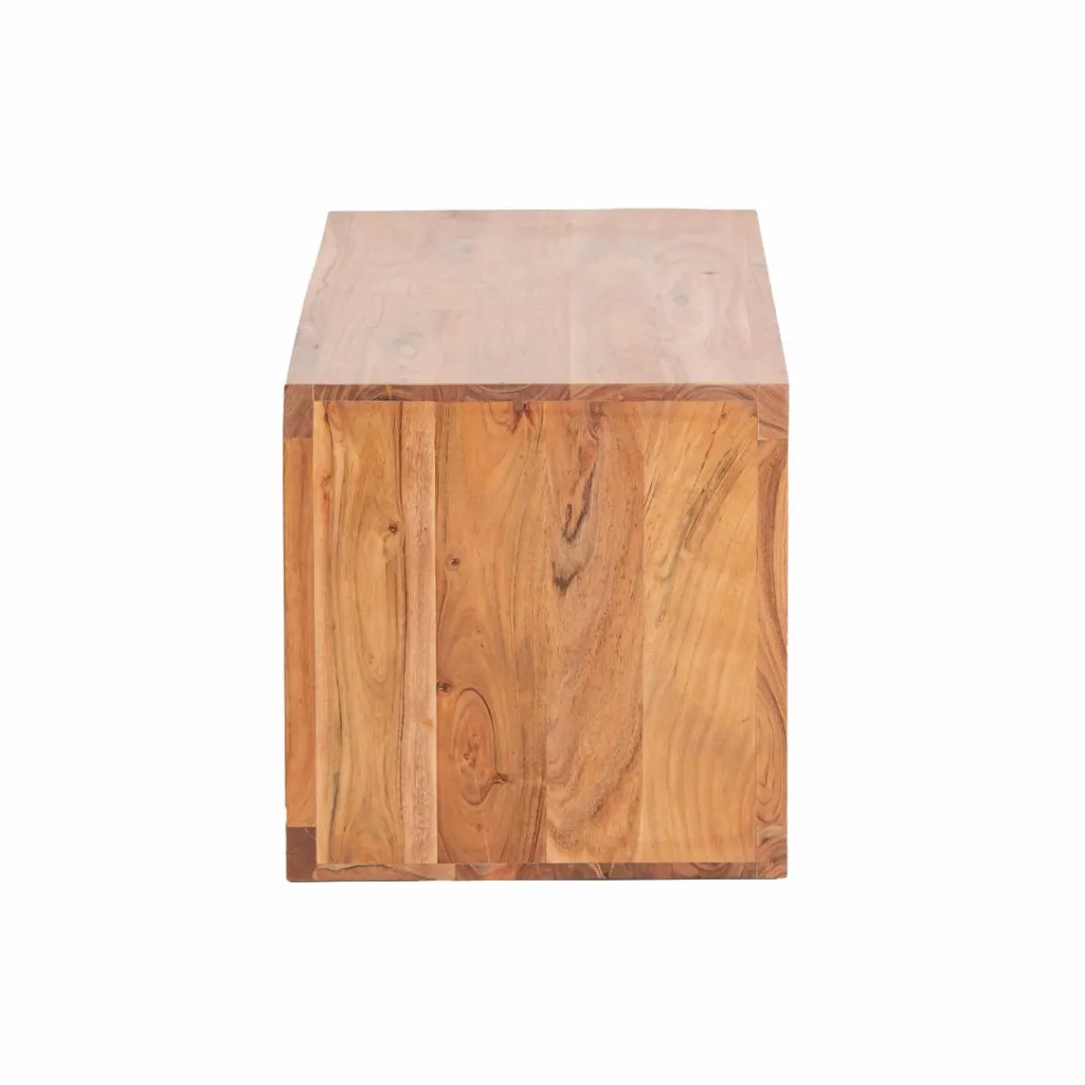 Made in Meubles Meuble TV en bois d'acacia Emilio