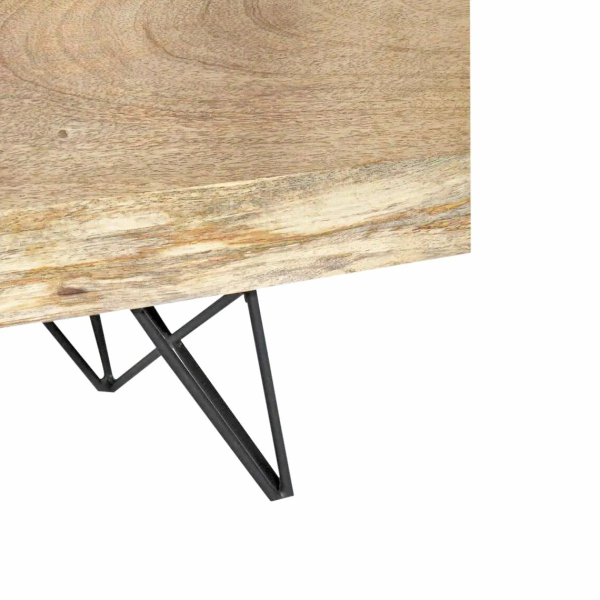 Made in Meubles Meuble TV en bois de manguier Carole