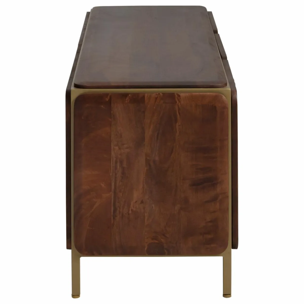 Made in Meubles Meuble TV en bois de manguier Lisette