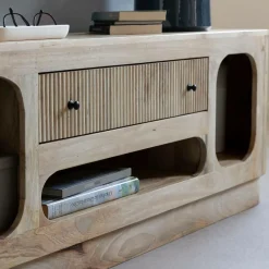 Made in Meubles Meuble TV en bois de manguier Amara