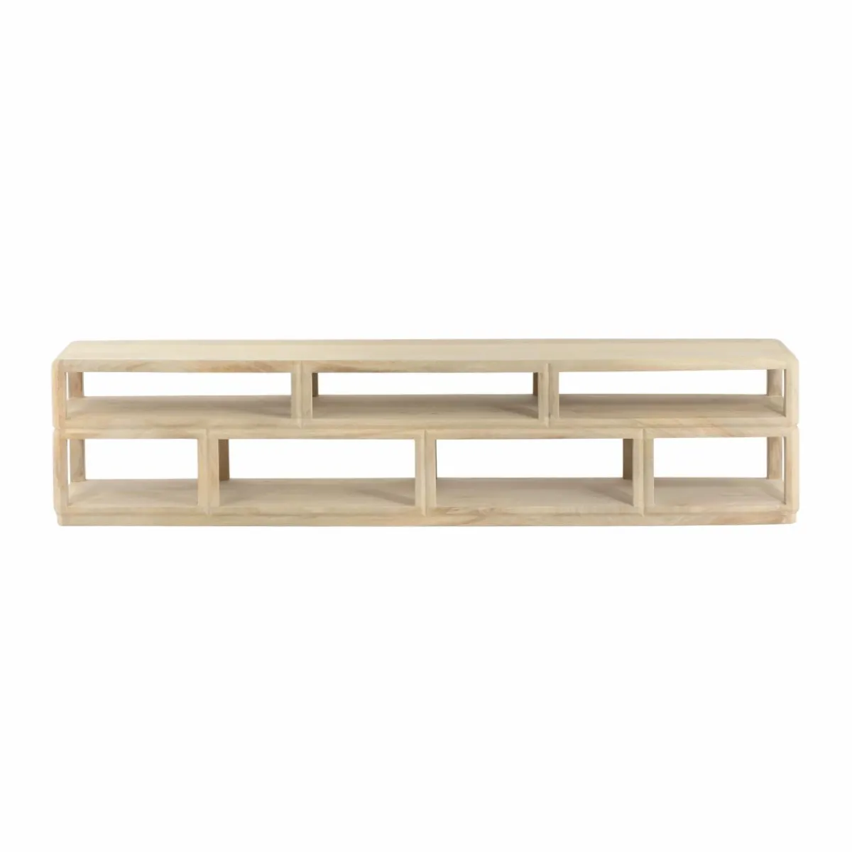 Made in Meubles Meuble TV en bois de manguier Adela