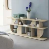 Made in Meubles Meuble TV en bois de manguier Curtis