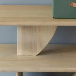 Made in Meubles Meuble TV en bois de manguier Curtis