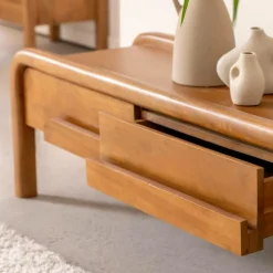 Made in Meubles Meuble TV en bois de manguier Féodor