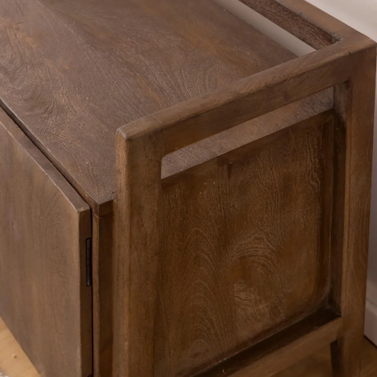 Made in Meubles Meuble TV en bois de manguier marron Emile