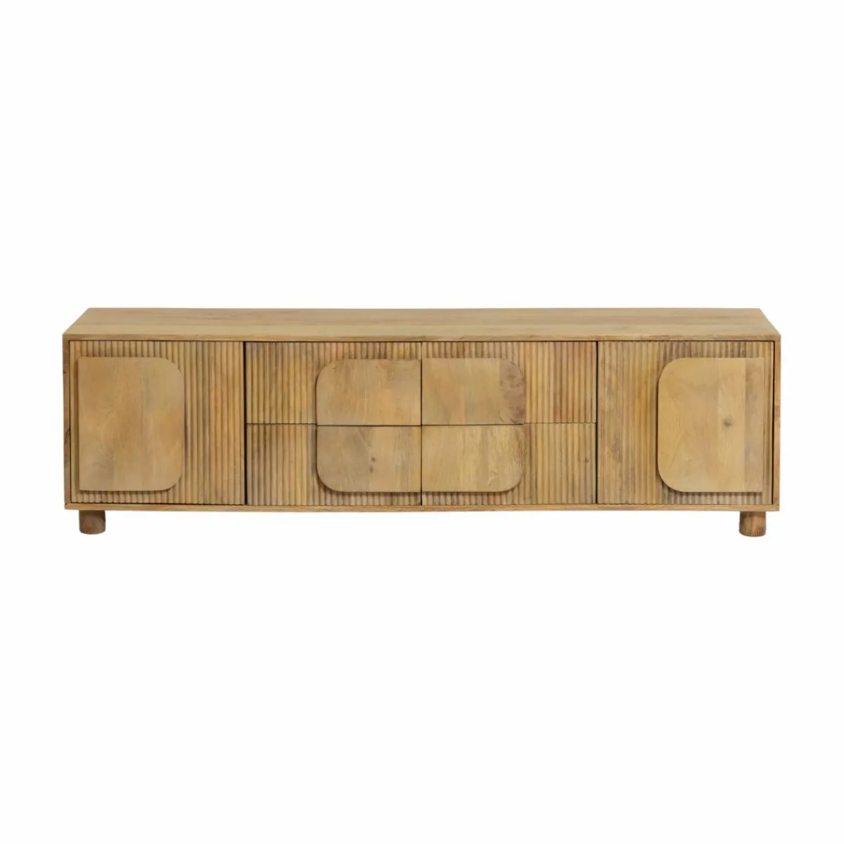 Made in Meubles Meuble TV en bois de manguier Eros
