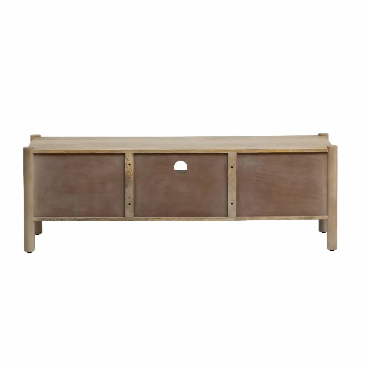 Made in Meubles Meuble TV en bois de manguier Tysia