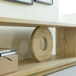 Made in Meubles Meuble TV en bois de manguier Alwen