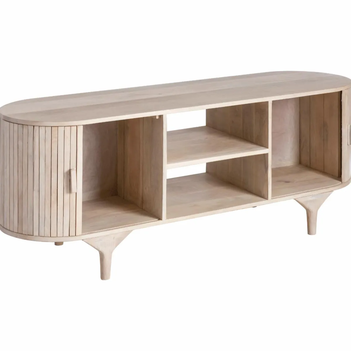 Made in Meubles Meuble tv en bois de manguier Macha