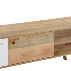 Made in Meubles Meuble TV en bois de manguier ArtiQ