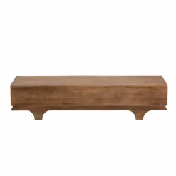 Made in Meubles Meuble TV en bois de manguier foncé Daelan
