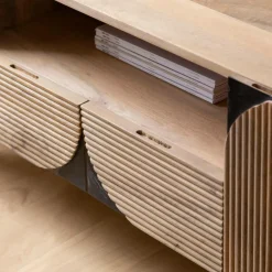 Made in Meubles Meuble tv en bois de manguier Loëvan