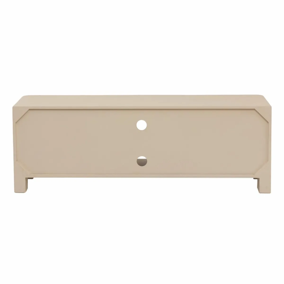 Made in Meubles Meuble TV en bois effet béton et bois d'acacia Dalva
