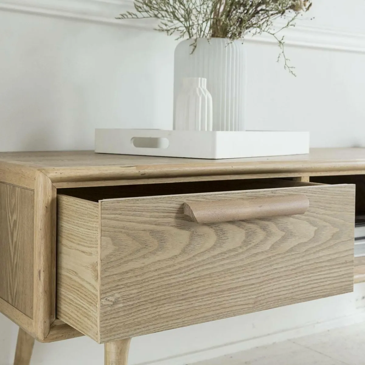 Made in Meubles Meuble TV en bois plaqué Vienne