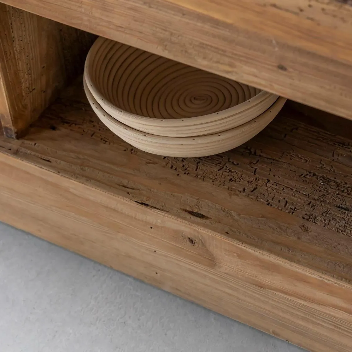 Made in Meubles Meuble TV en bois recyclé 170 cm Blaise
