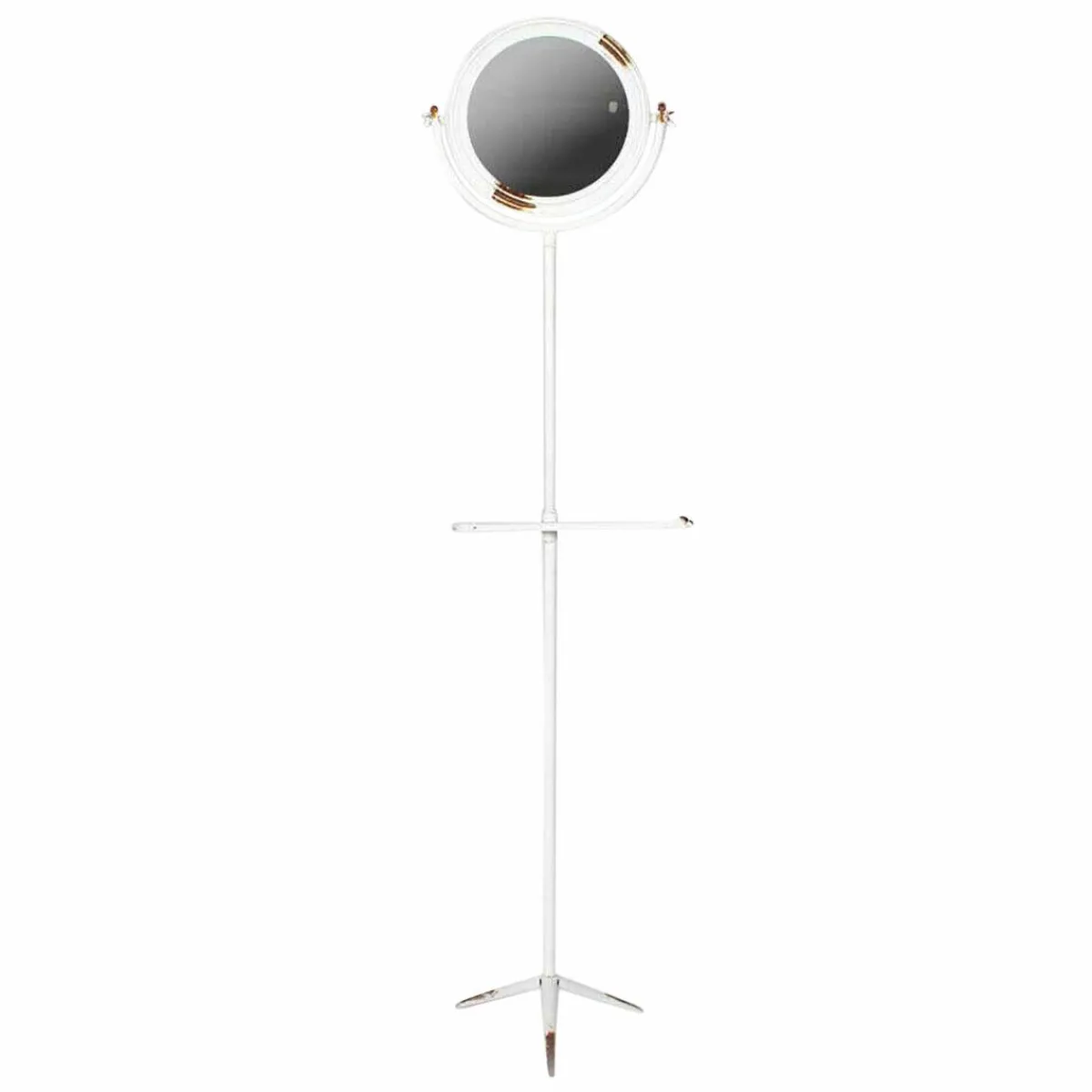 Made in Meubles Miroir style industriel blanc