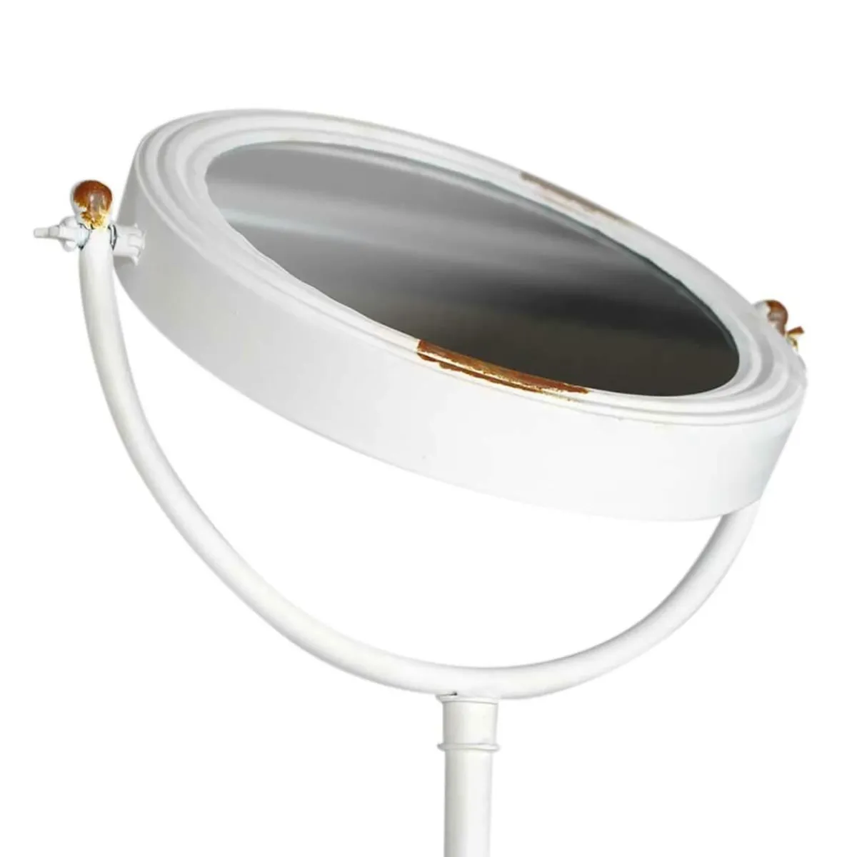 Made in Meubles Miroir style industriel blanc