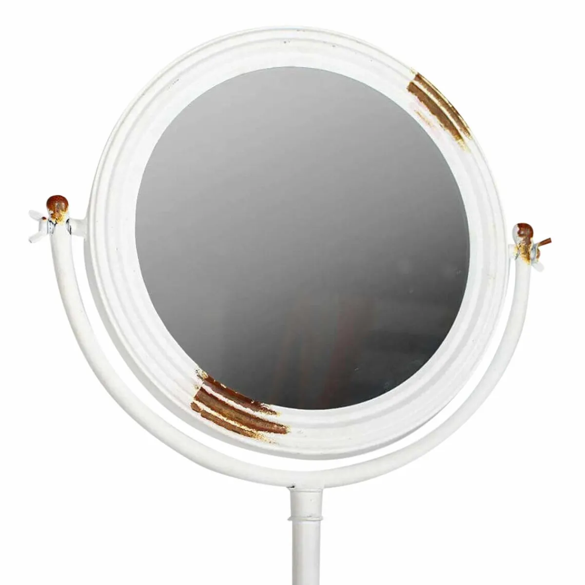 Made in Meubles Miroir style industriel blanc