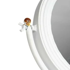 Made in Meubles Miroir style industriel blanc