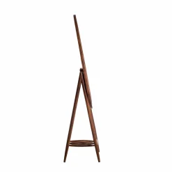 Made in Meubles Miroir sur pied en bois de manguier Joyce