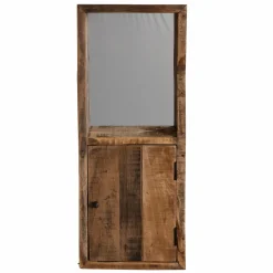 Made in Meubles Miroir vertical style porte en bois recyclé Vicky