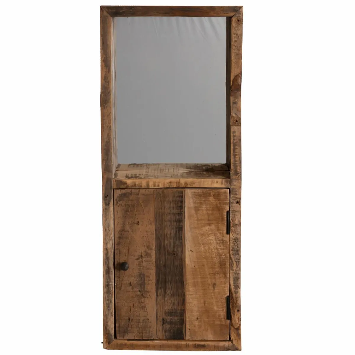 Made in Meubles Miroir vertical style porte en bois recyclé Vicky