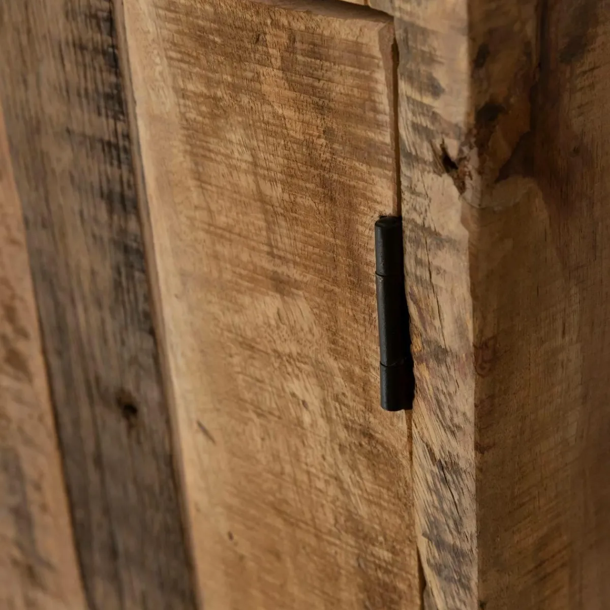 Made in Meubles Miroir vertical style porte en bois recyclé Vicky
