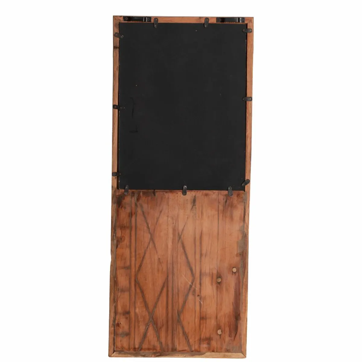 Made in Meubles Miroir vertical style porte en bois recyclé Vicky
