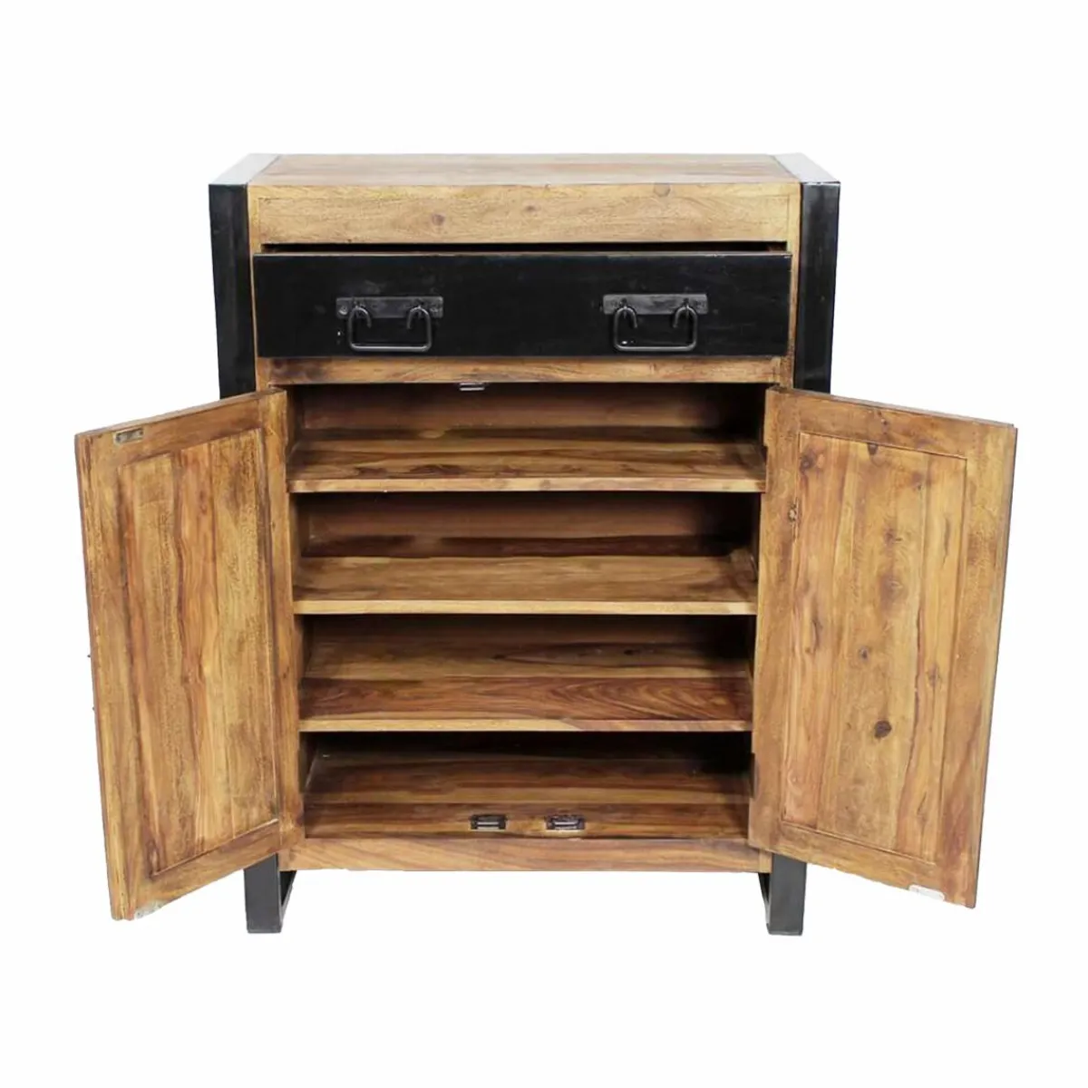 Made in Meubles Petit buffet en bois d'acacia 80 cm Havana