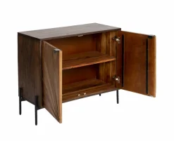 Made in Meubles Petit buffet en bois d'acacia Elvira