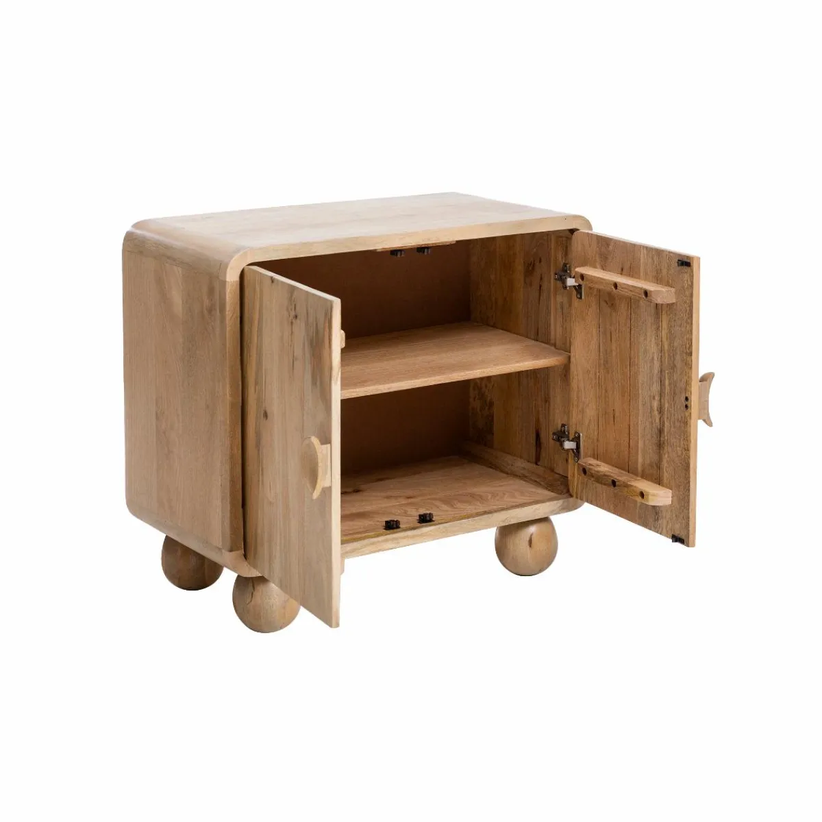 Made in Meubles Petit buffet en bois de manguier Horta