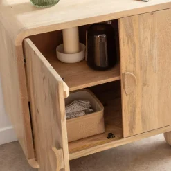 Made in Meubles Petit buffet en bois de manguier Horta