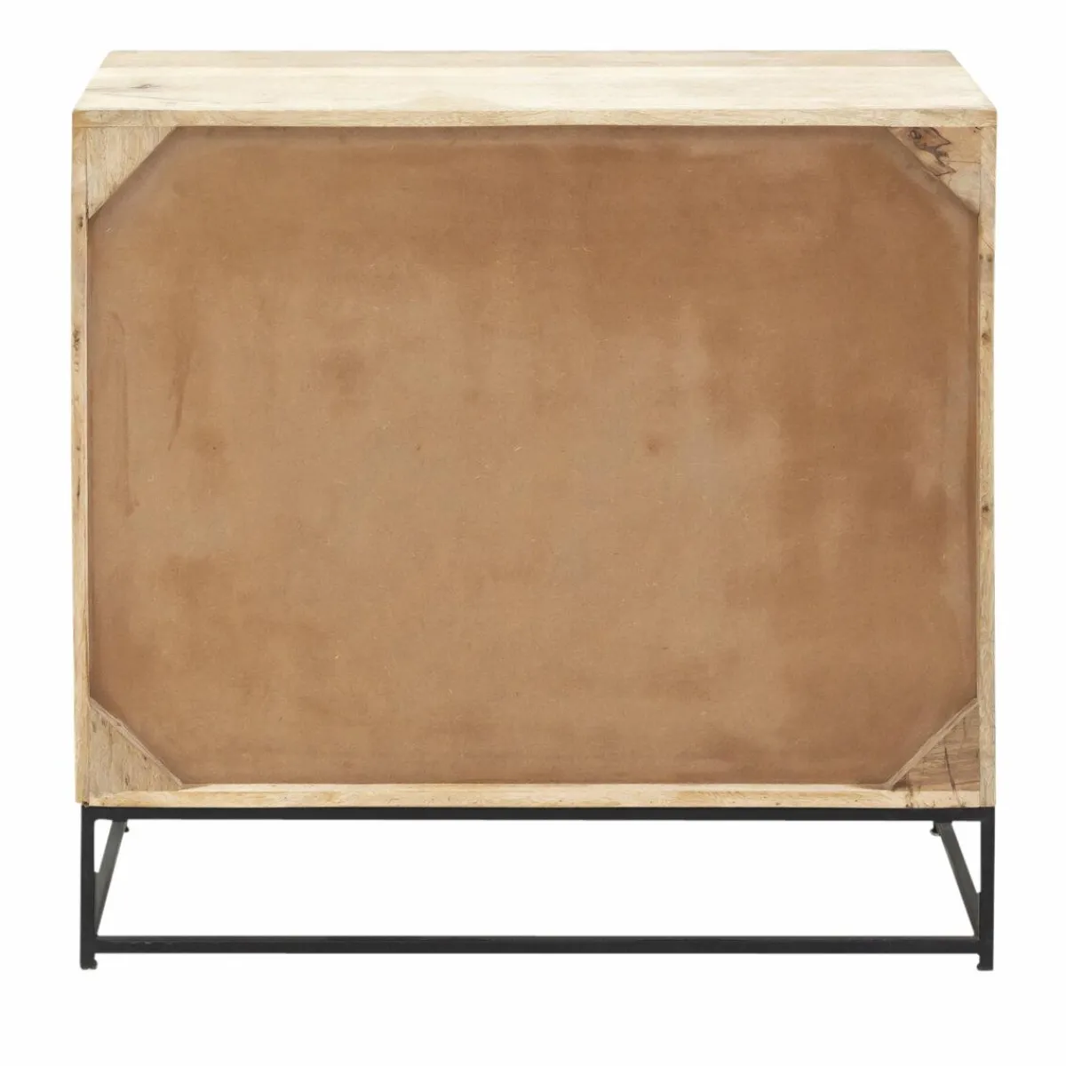 Made in Meubles Petit buffet en bois de manguier et cannage Rim