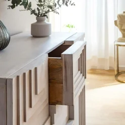 Made in Meubles Petit buffet en bois de manguier Tristan